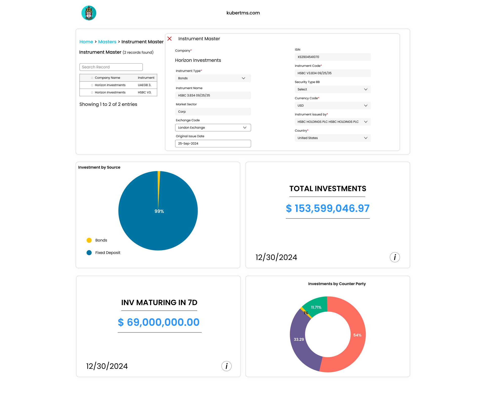 Investment Tracking